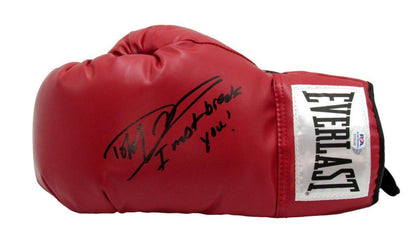 Dolph Lundgren Signed "I Must Break You Drago"