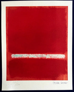 Mark Rothko Lithograph Coa Signed Op Numbered In