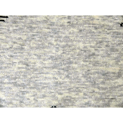 11'10"X15'2" Gray Art Deco Collection Wool Hand Knotted Oversized Rug