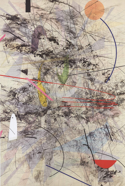 Julie Mehretu Easy Dark " Offset Lithograph
