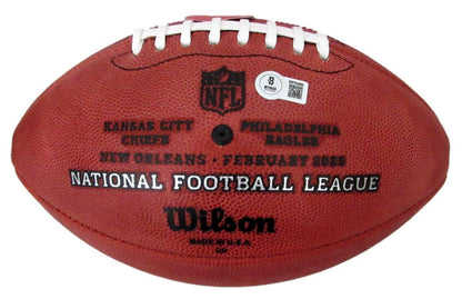 A.J. Brown Signed/Auto Super Bowl Lix Logo Duke
