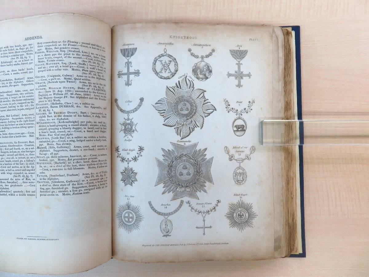 The British Herald 1St Edition Complete 1830, Turner & Marwood Armorial Bearings