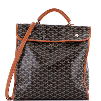 Goyard Saint Leger Briefcase Backpack Coated Canvas