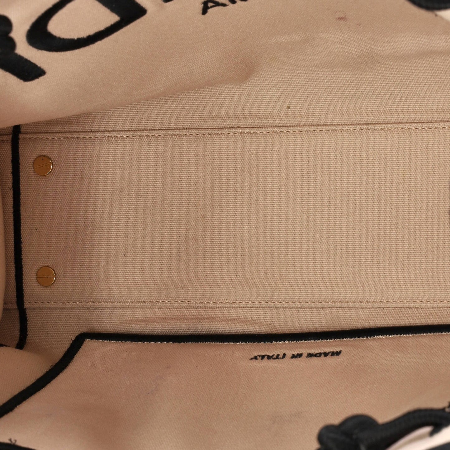 Fendi Roma Shopper Tote Canvas Small