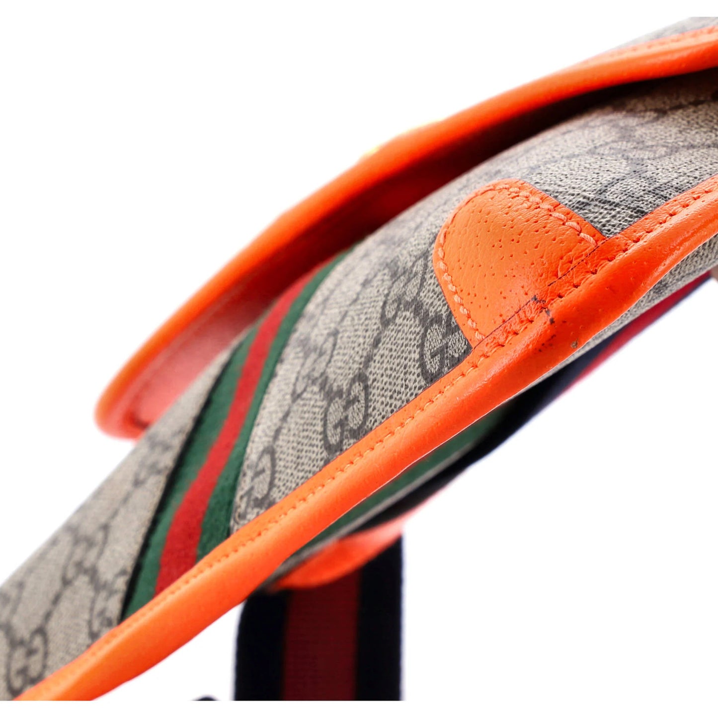 Gucci Ophidia Flap Belt Bag Gg Coated Canvas With Leather