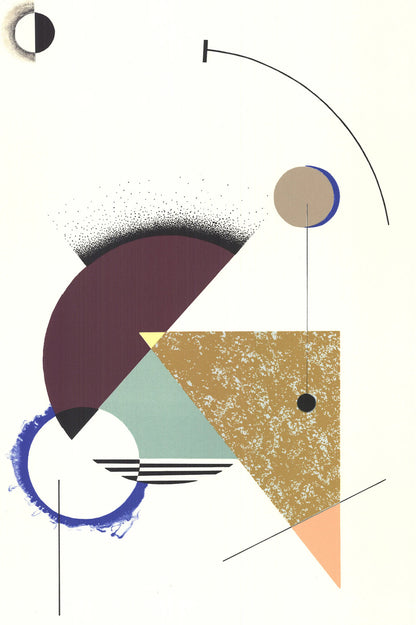 Krista Rosenkilde Shock Blue Black Hole Signed " Lithograph A