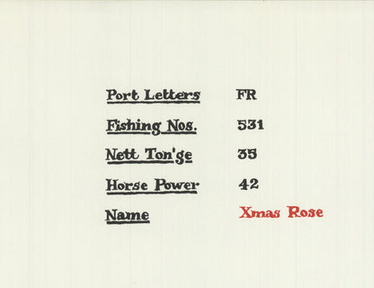 Ian Hamilton Finlay Poem/Print No.14 (Xmas Rose) " Serigraph Contem