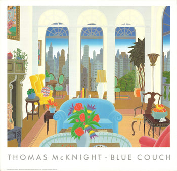 Thomas Mcknight Blue Couch 