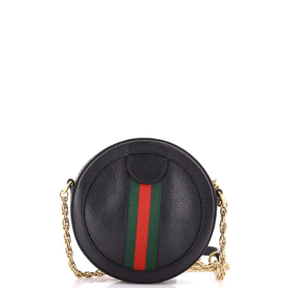 Gucci Ophidia Round Shoulder Bag Leather Mini