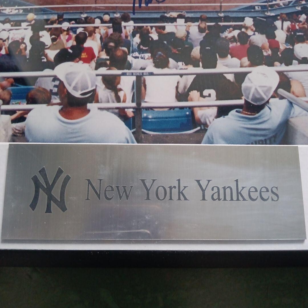 New York Yankees 2004 Autographed Photo Frame With Player Alex Rodriguez