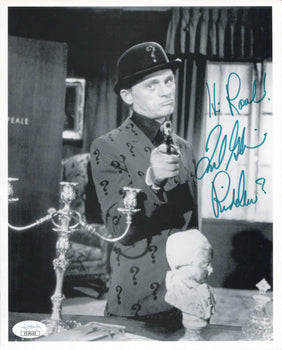 Frank Gorshin Autographed Riddler 8X10 Photo (Jsa)