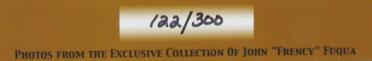 "The Immaculate Reception" 4 X Signed Franco Harris Photo Steelers Framed Jsa