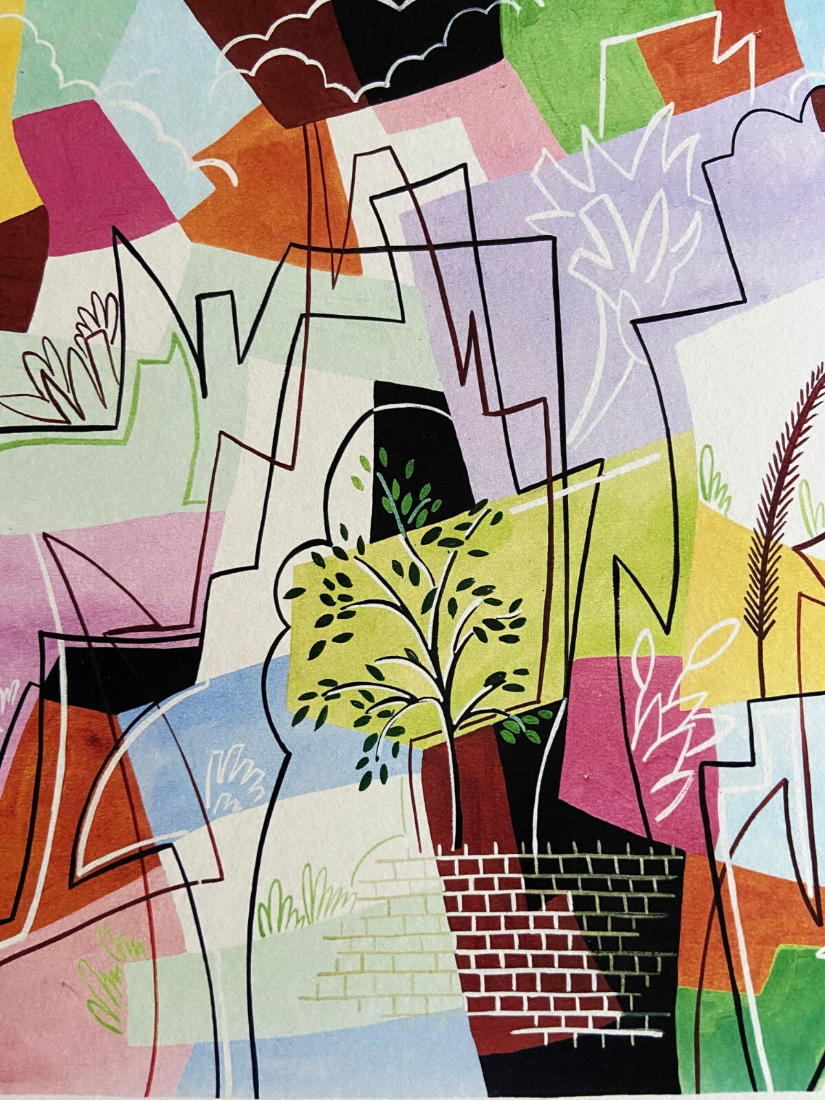 Gino Severini. Lithograph Venice Biennale 1968 Coa Original Numbered