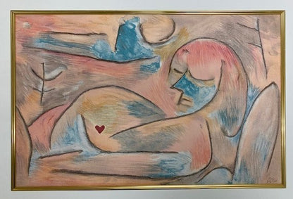 Paul Klee "Winter Love" 1938 Original Lithograph Verve Vol.1-No.3 Mourlot  Mint