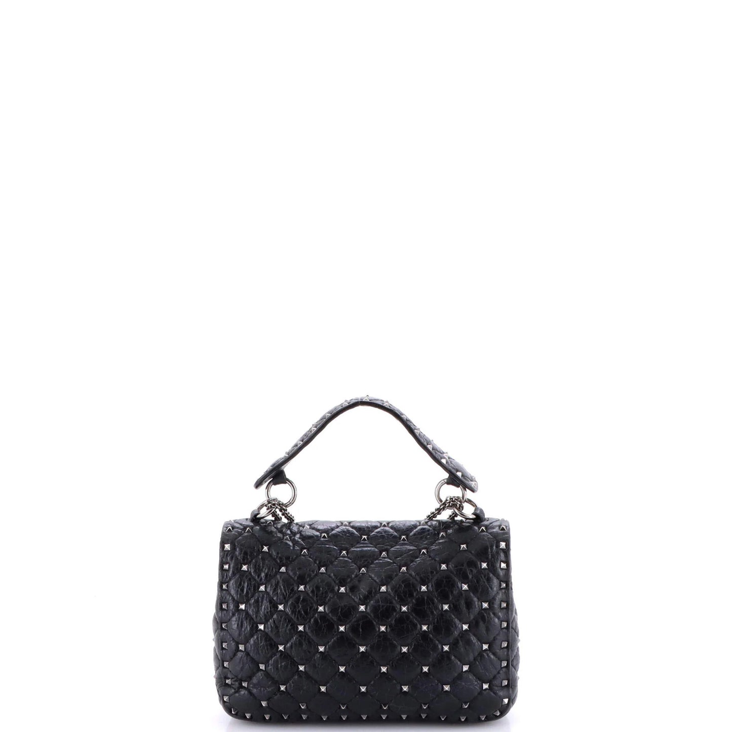 Valentino Garavani Rockstud Spike Flap Bag Quilted Leather Medium