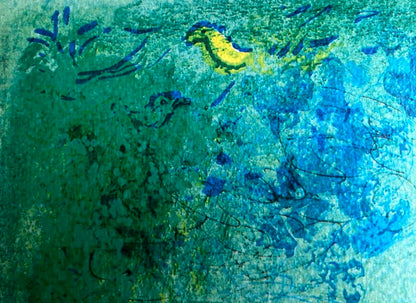 Marc Chagall Lithograph 'Le Bisou' Coa Hand Numbered Signed