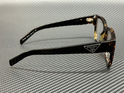 PRADA PR 08ZV 16R1O1 Tortoise Black Men's 52 mm