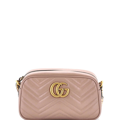 Gucci Gg Marmont Shoulder Bag Matelasse Leather Small