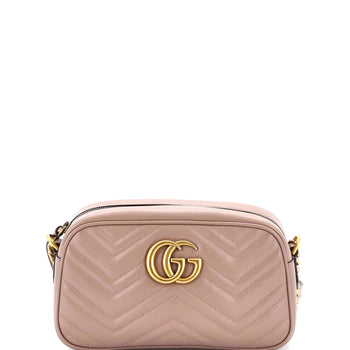 Gucci Gg Marmont Shoulder Bag Matelasse Leather Small
