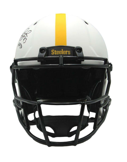 Troy Polamalu Hof Signed Steelers Lunar Full Size