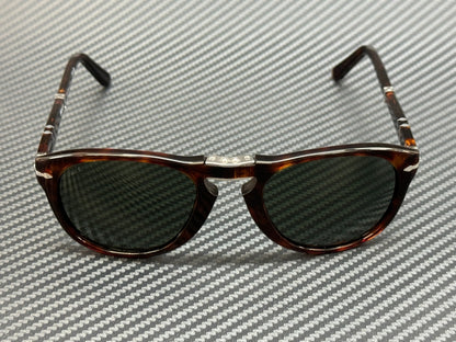 Persol Po0714 24 31 Havana Green Square Men'S