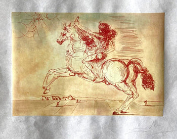 Salvador Dal Etching Hand-Made Hand-Signed Numbered Pencil Certified