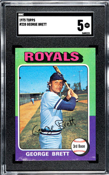 George Brett 1975 Topps #228 Sgc 5