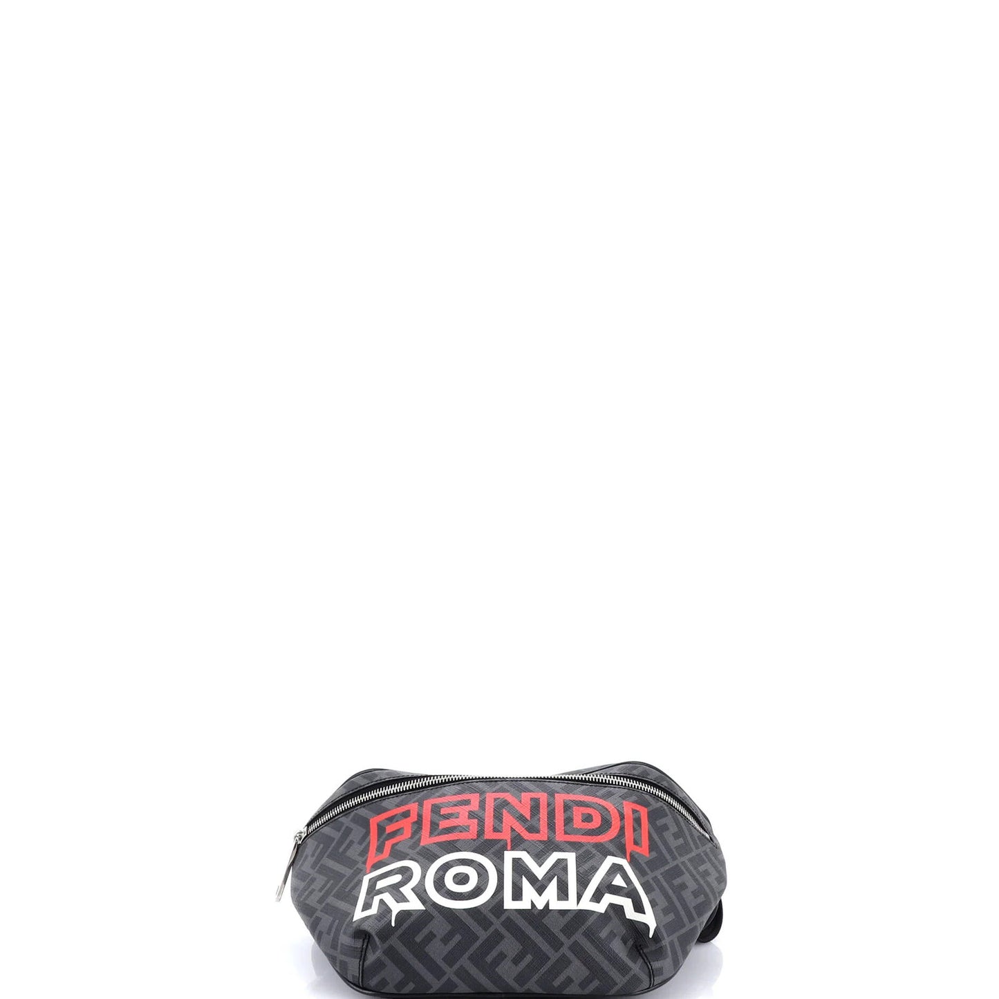 Fendi Ff 1974 Logo Waist Bag Zucca Coated Canvas Medium