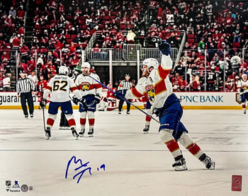 Matthew Tkachuk Autographed Panthers 4Ot Game Winning Goal 16X20 Photo