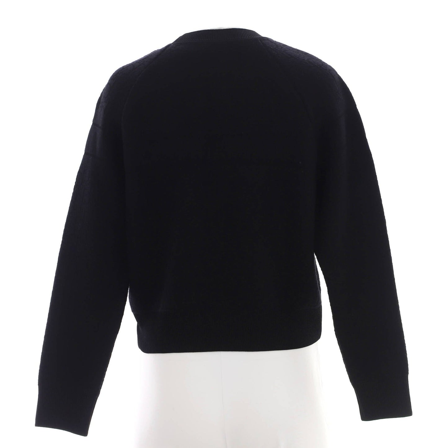 Christian Dior Women'S Logo Crewneck Sweater Cashmere Blend