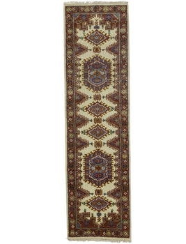 Indo-Viss Tribal Wool Runner Rug Oriental Farmho