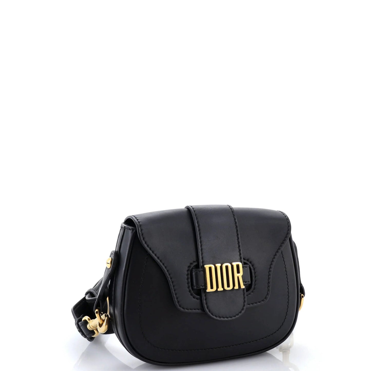 Christian Dior D-Fence Saddle Bag Leather Small