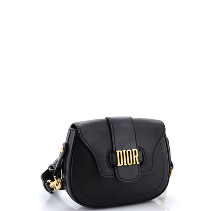 Christian Dior D-Fence Saddle Bag Leather Small