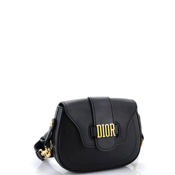 Christian Dior D-Fence Saddle Bag Leather Small