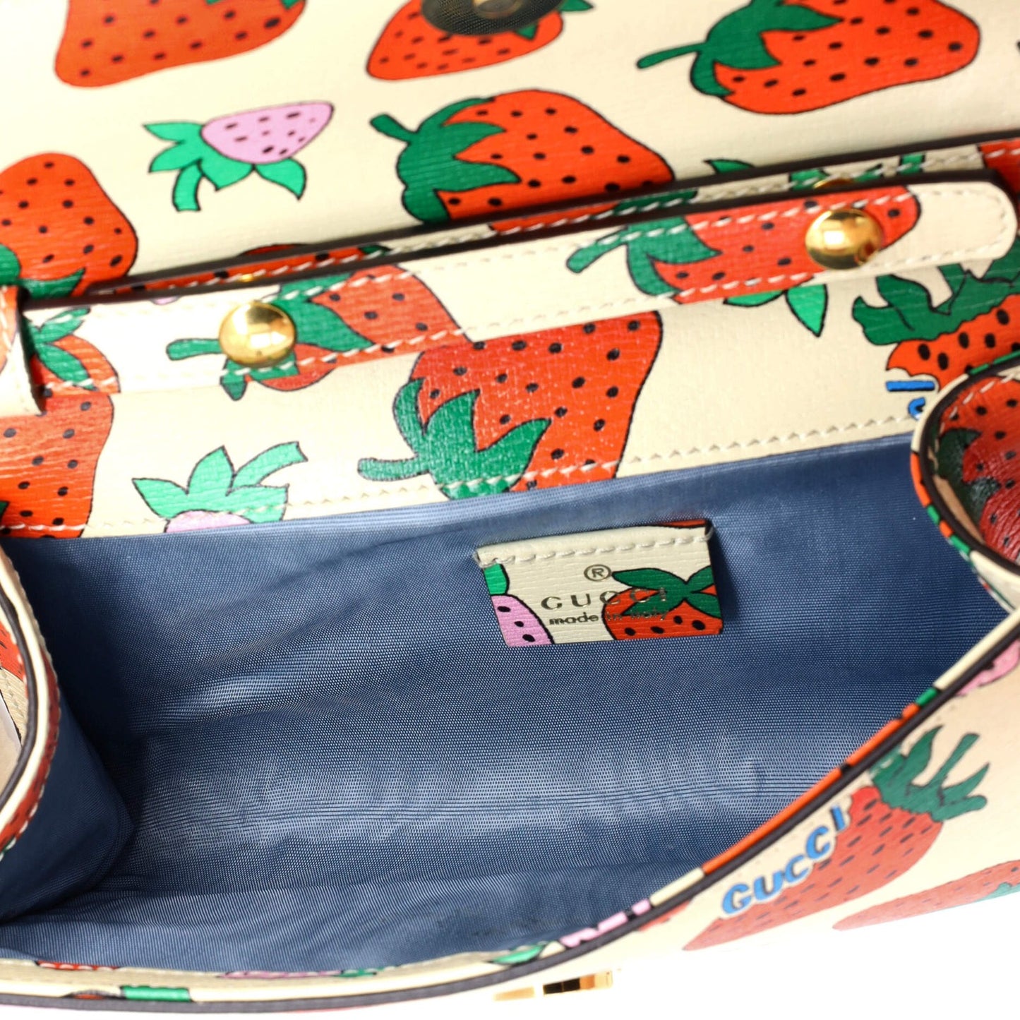 Gucci Zumi Shoulder Bag Printed Leather Mini