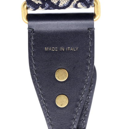 Christian Dior Shoulder Strap Embellished Oblique Canvas
