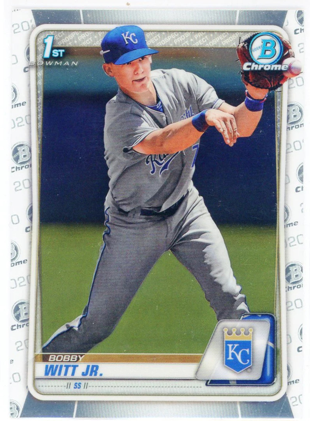 Bobby Witt Jr. 2020 Bowman Chrome 1St Bowman Card #Bcp-25