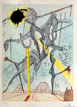 Salvador Dal - Lithograph Coa Signed Op Numbered In Pencil