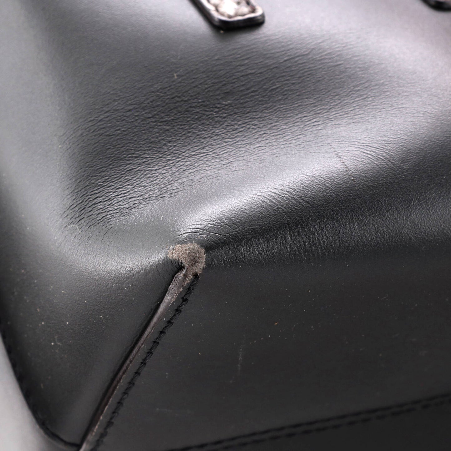 Fendi Logo By The Way Satchel Leather With Snakeskin Small