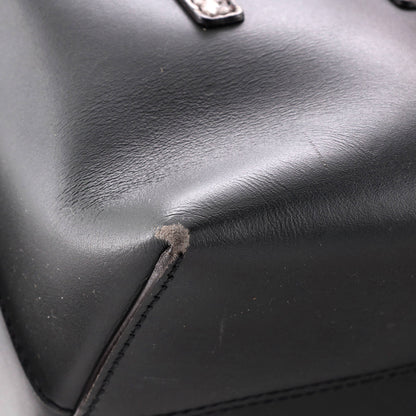 Fendi Logo By The Way Satchel Leather With Snakeskin Small