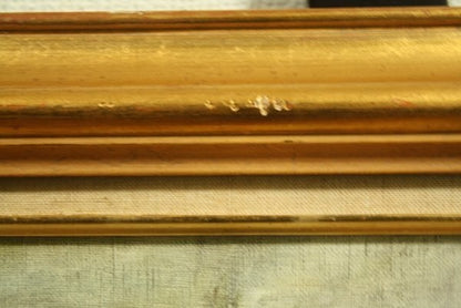 Nicole Bottet (French) Original Oil Painting "No.19" P8, Galerie Nichido Exhibit