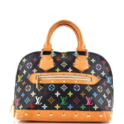 Louis Vuitton Alma Handbag Monogram Multicolor Pm