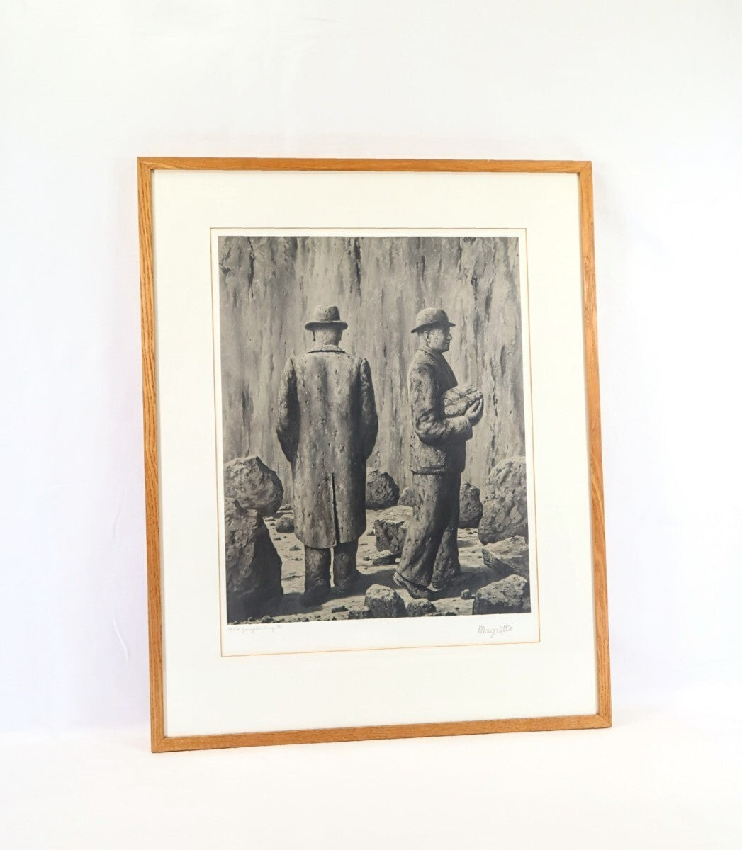 Ren Magritte Lithograph "Le Chant De La Violette" Hand Signed Georgette 1979