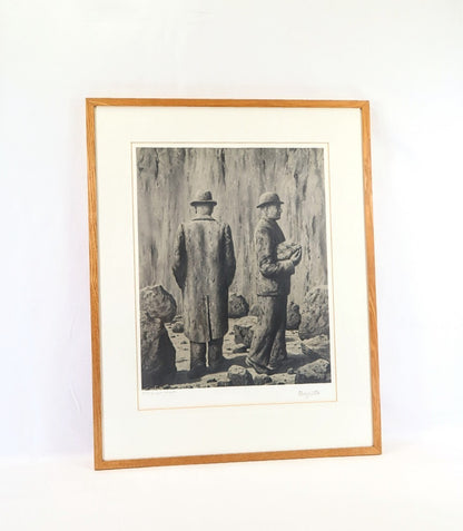 Ren Magritte Lithograph "Le Chant De La Violette" Hand Signed Georgette 1979