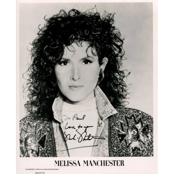 Melissa Manchester Autographed 8X10 Celebrity Photo