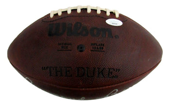Raymond Berry Signed/Autographed Hof Leather Official Duke Football Jsa 152836