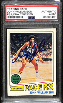 John Williamson Signed 1977 Topps Card #44