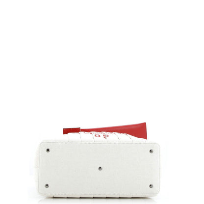 Valentino Garavani Atelier 05 Tote Pleated Canvas Medium