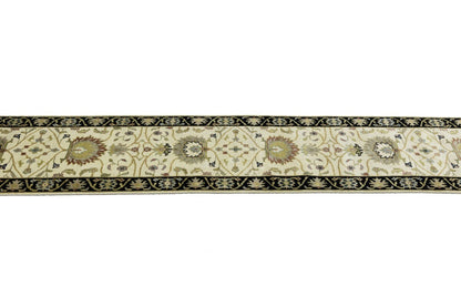 Oriental Wool Runner Rug Floral Chobi Peshawar