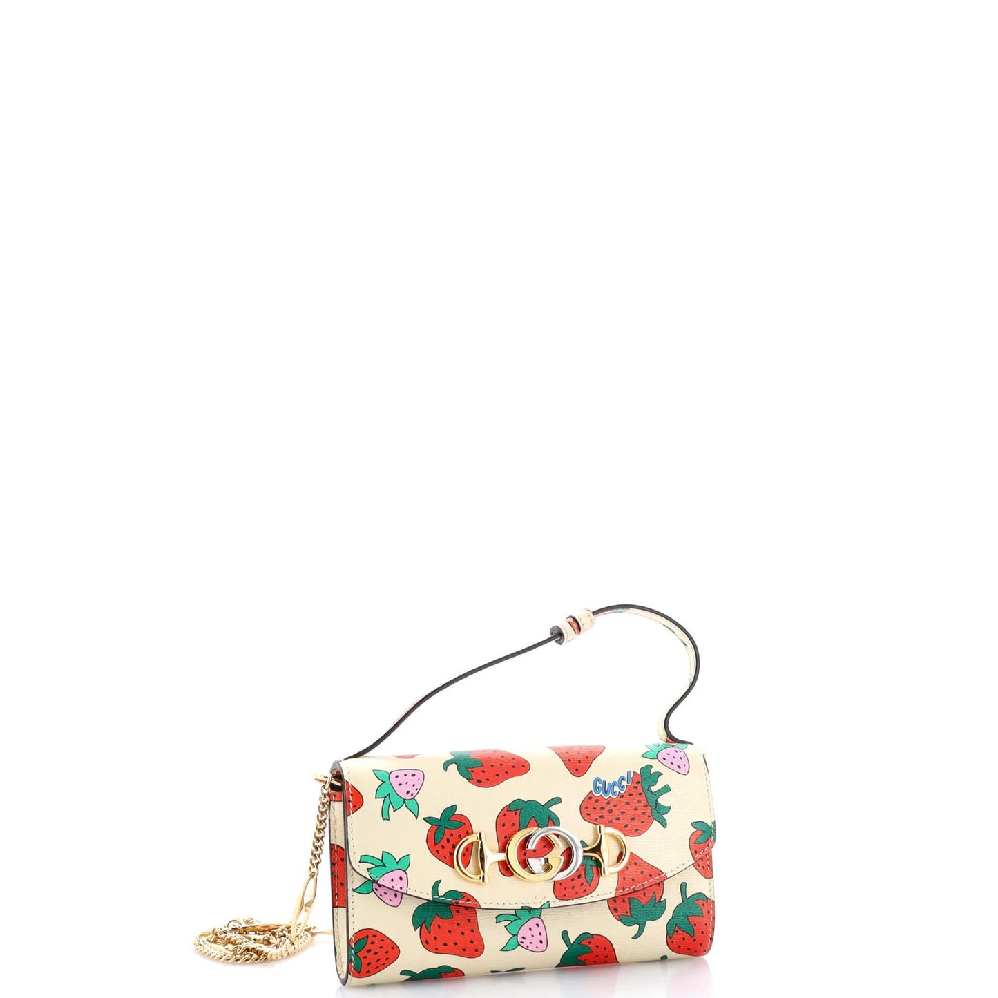 Gucci Zumi Shoulder Bag Printed Leather Mini